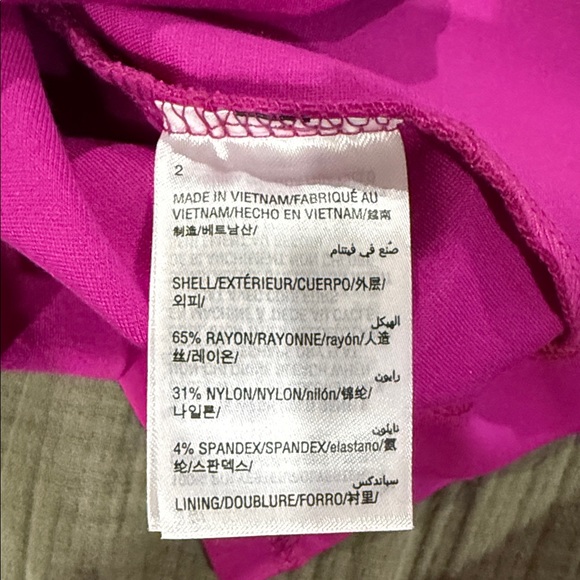 NWT INC International Concepts Fuchsia Pink Halter Mini Dress - Size 2 - Picture 7 of 8